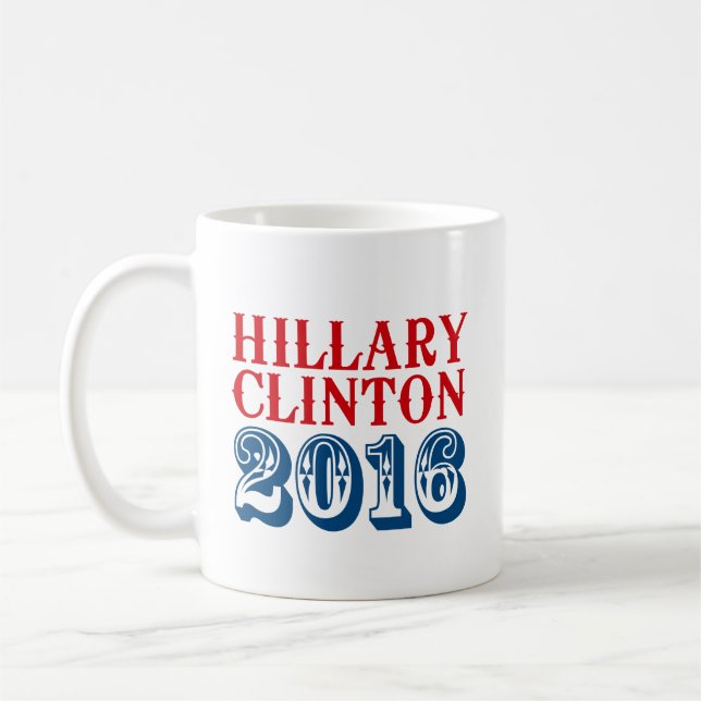 HILLARY CLINTON 2016 CLASSIC.png Kaffemugg (Vänster)