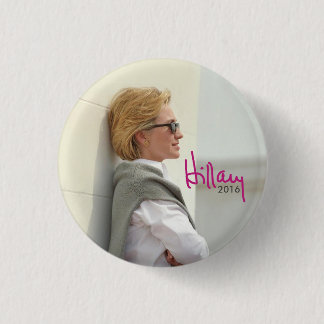 Hillary Clinton 2016 för presidenten Knapp