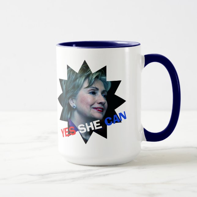 Hillary Clinton 2016 - Ja, hon kan - Mugg (Höger)
