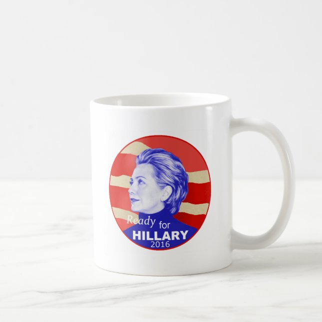 Hillary Clinton 2016 Kaffemugg (Höger)
