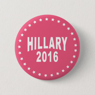 Hillary Clinton 2016 Kampanj Rosa Pinback Button Knapp