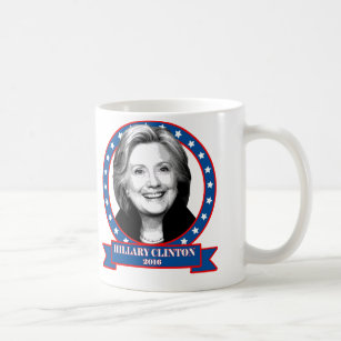 Hillary Clinton 2016 kampanjmug. Kaffemugg