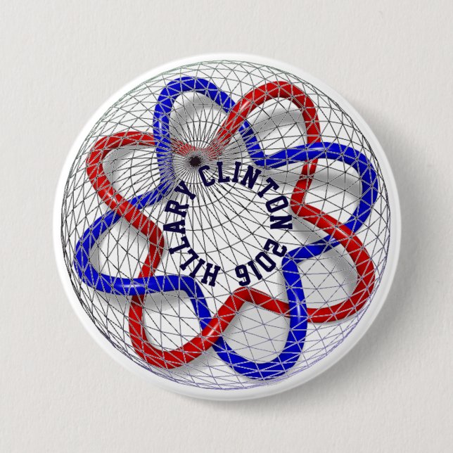 Hillary Clinton 2016 Knapp (Framsida)