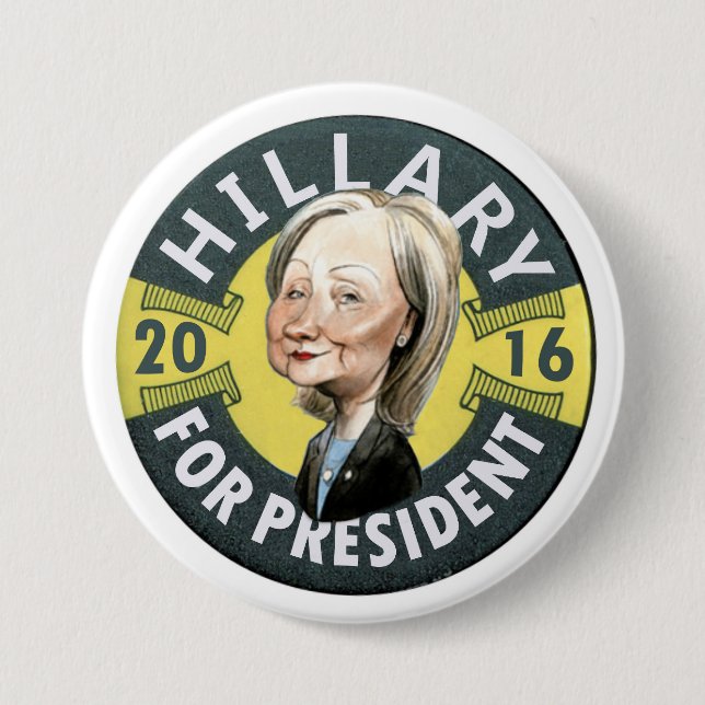 Hillary Clinton 2016 Knapp (Framsida)