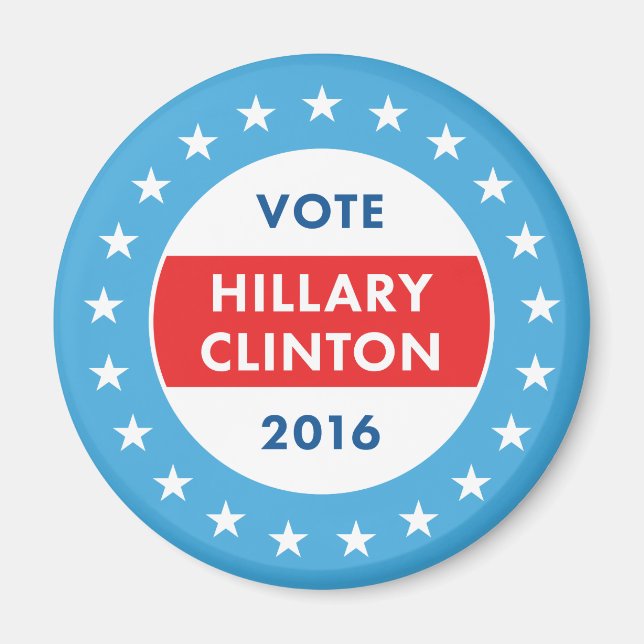 Hillary Clinton 2016 Magnet (Framsidan)