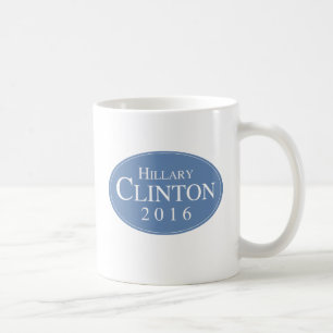 HILLARY CLINTON 2016 OVALESQUE - .PNG KAFFEMUGG