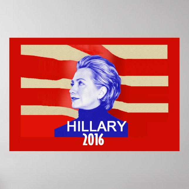 Hillary Clinton 2016 Poster (Framsidan)
