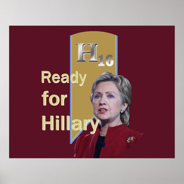 Hillary Clinton 2016 Poster (Framsidan)