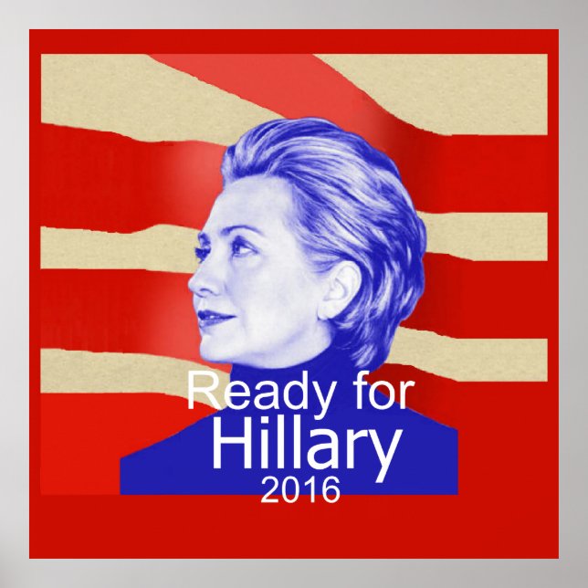 Hillary Clinton 2016 Poster (Framsidan)
