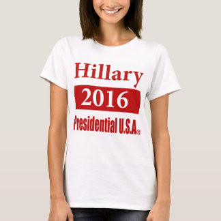 Hillary Clinton 2016 Presidentens USA-skjorta T Shirt