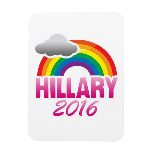 HILLARY CLINTON 2016 PRIDE -.png Magnet (Vertikal)