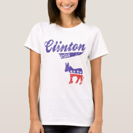 Hillary Clinton 2016 sportiga demokrater T Shirt