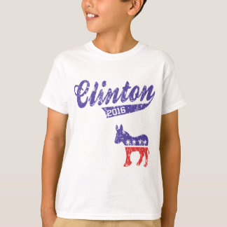 Hillary Clinton 2016 sportiga demokrater Tee Shirt