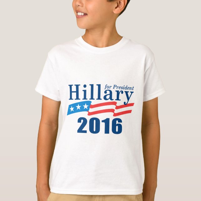 Hillary Clinton 2016 T-shirt (Framsida)