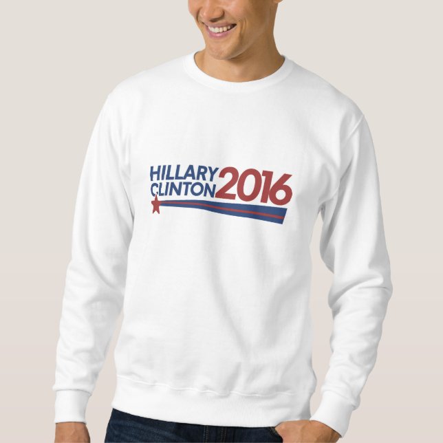 Hillary Clinton 2016-val Långärmad Tröja (Framsida)