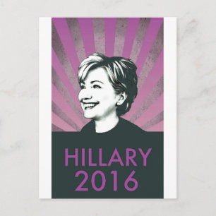 Hillary Clinton 2016 Vykort