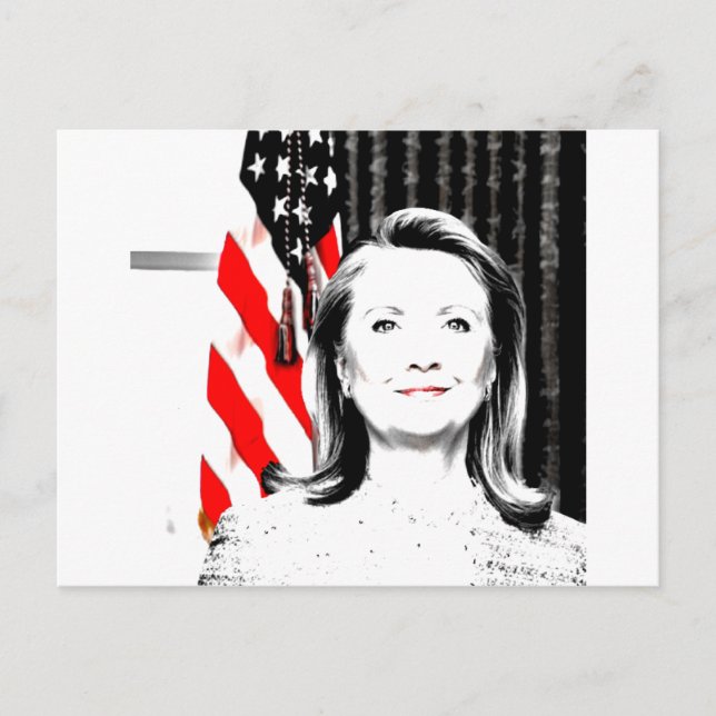 Hillary Clinton 2016 Vykort (Framsida)
