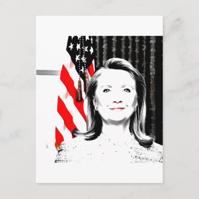 Hillary Clinton 2016 Vykort (Framsida)