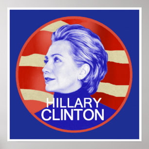 Hillary Clinton AFFISCHtryck Poster