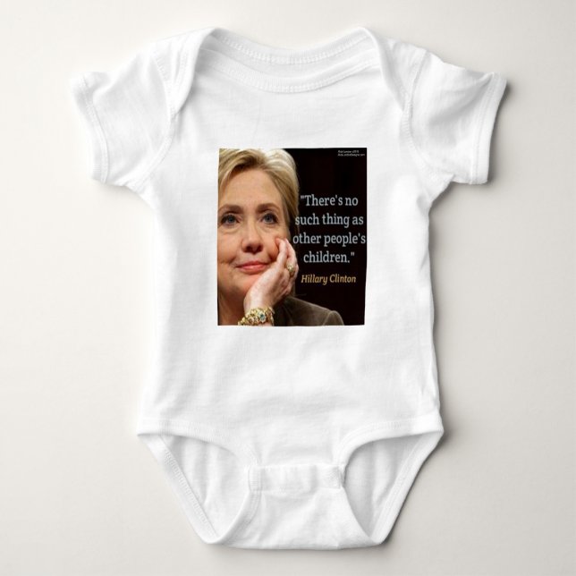 Hillary Clinton & Alla barn Citat Tröja (Framsida)