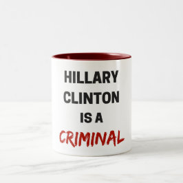 hillary clinton är en brottslig mugg