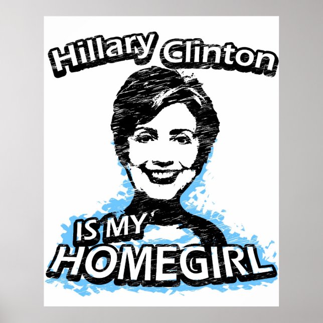 Hillary Clinton är min hemflicka Poster (Framsidan)