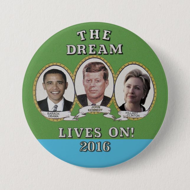 Hillary Clinton, Barack Obama & John Kennedy Knapp (Framsida)