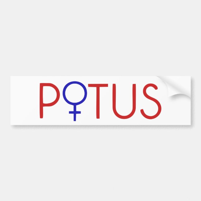 Hillary Clinton Bildekal (Framsidan)