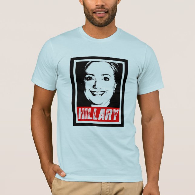 HILLARY CLINTON BLÄCK ART.png T-shirt (Framsida)