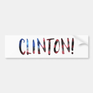 Hillary Clinton bokeh Bildekal