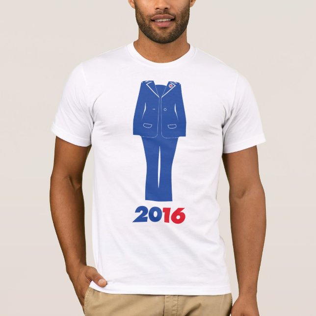 Hillary Clinton byxdress - 2016 T-shirt (Framsida)