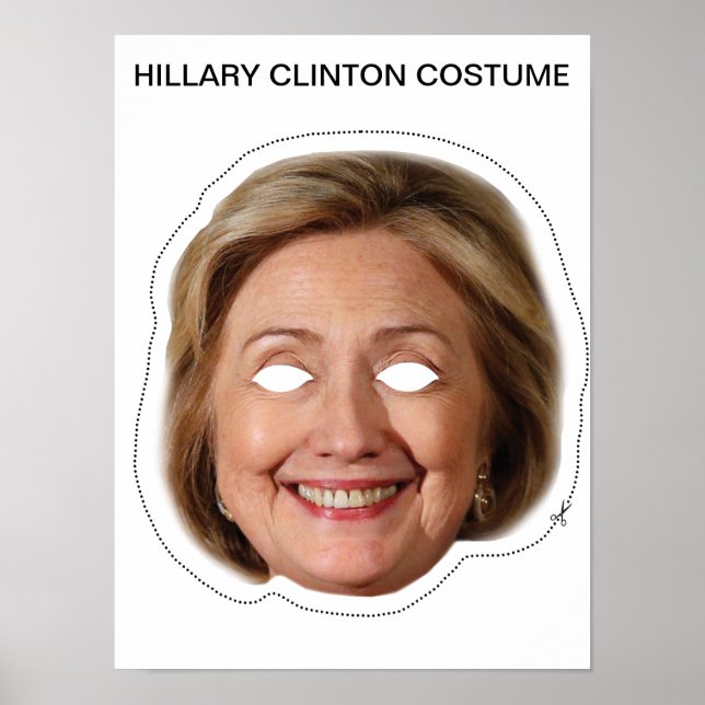 Hillary Clinton Costume Poster (Framsidan)
