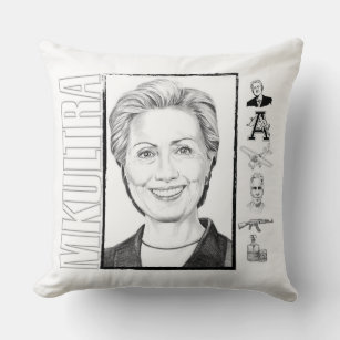 Hillary Clinton Crime Family Pillow Kudde