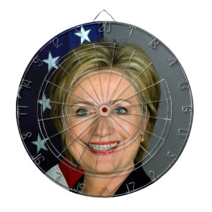 Hillary Clinton - Dartboard Darttavla