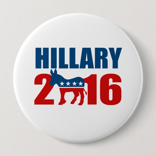 HILLARY CLINTON DEMOCRAT 2016.png Knapp (Framsida)
