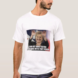 Hillary Clinton - e-postskandal Tee Shirt