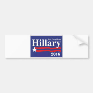 Hillary Clinton för den presidentbildekalet 2016 Bildekal