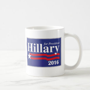 Hillary Clinton för den presidentkaffemuggen 2016 Kaffemugg