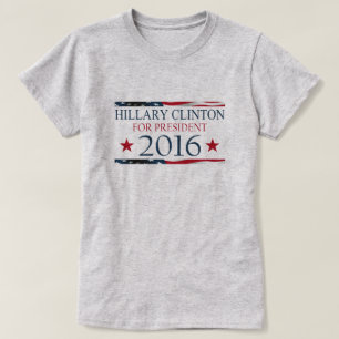 Hillary Clinton för den presidentUSA FLAGGAN 2016 Tröja