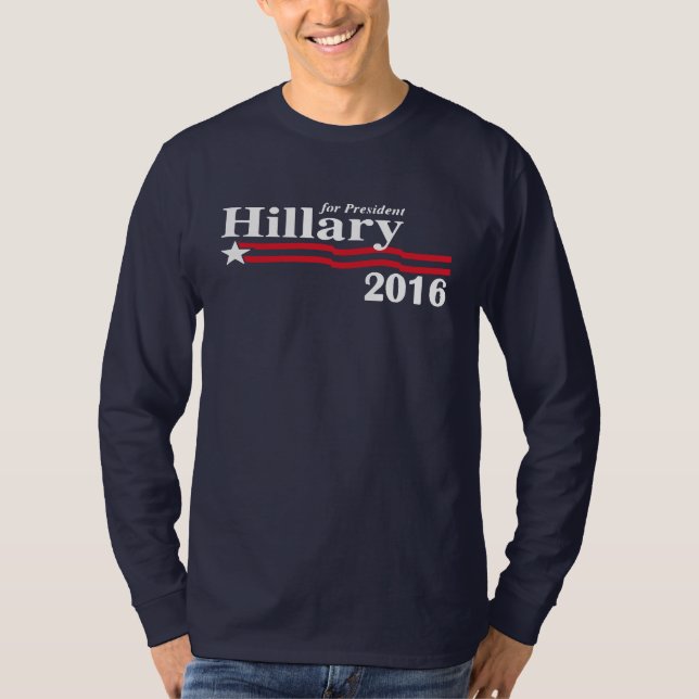 Hillary Clinton för kampanjskjorta för president Tröja (Framsida)