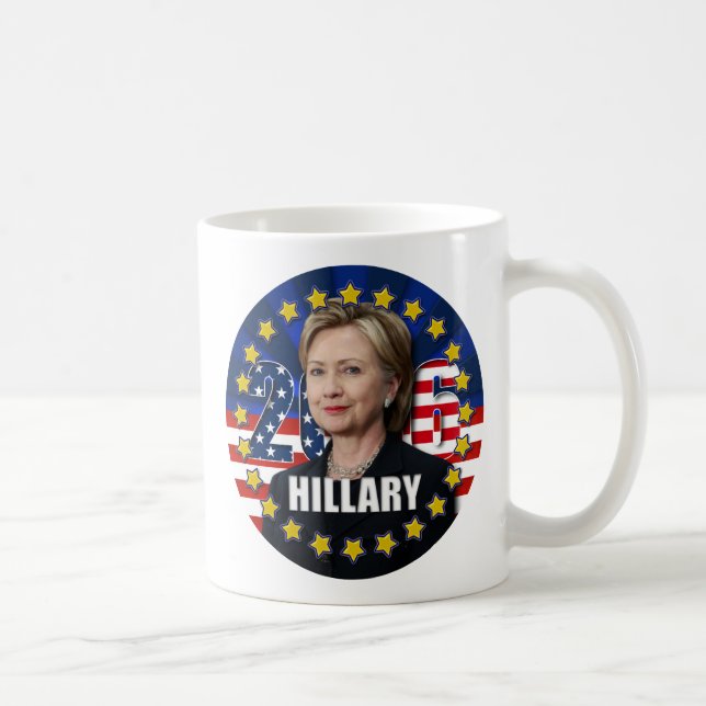Hillary Clinton för mugg för president 2016 (Höger)