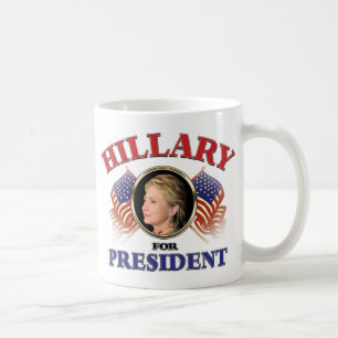 Hillary Clinton För President 2016 Kaffemugg