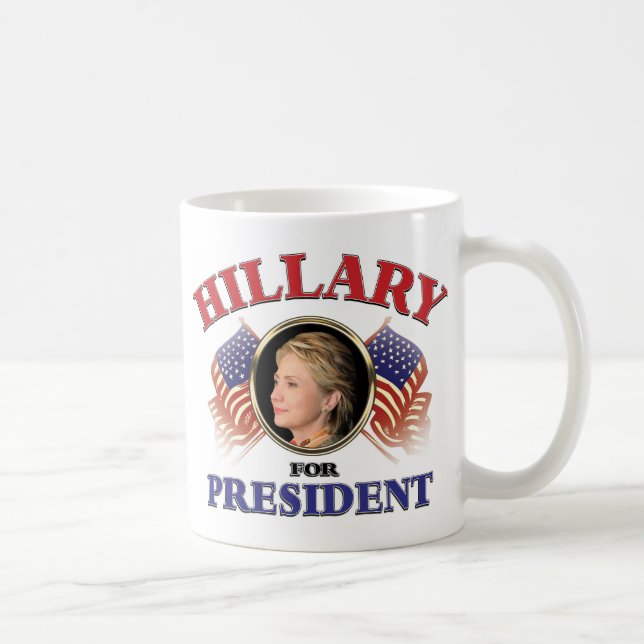 Hillary Clinton För President 2016 Kaffemugg (Höger)