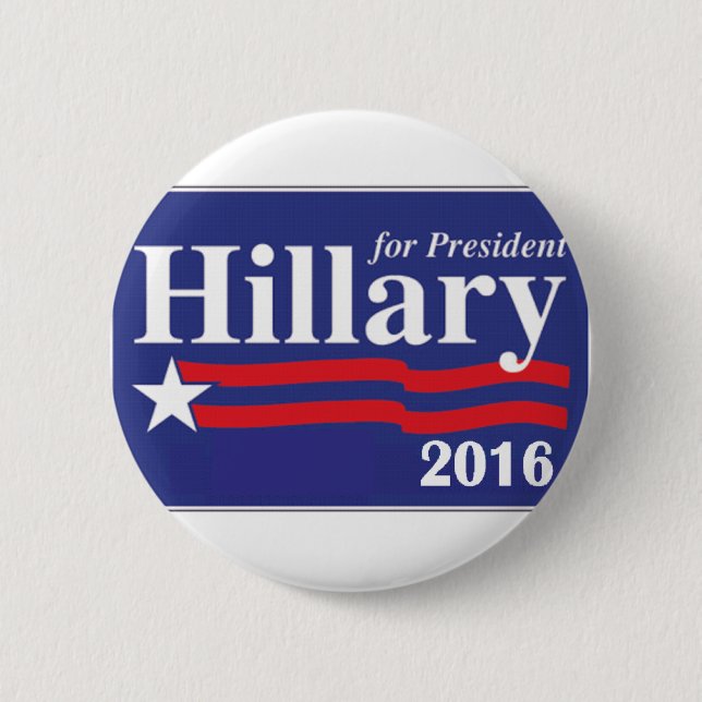 Hillary Clinton för president 2016 knäppas klämmer Knapp (Framsida)
