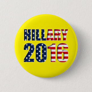 Hillary Clinton för president 2016 knäppas Knapp