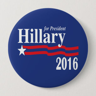 Hillary Clinton för president 2016 knäppas (XXL) Knapp