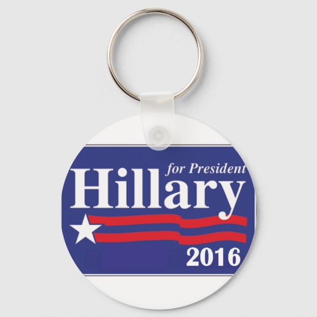 Hillary Clinton för president 2016 Nyckelring (Framsida)