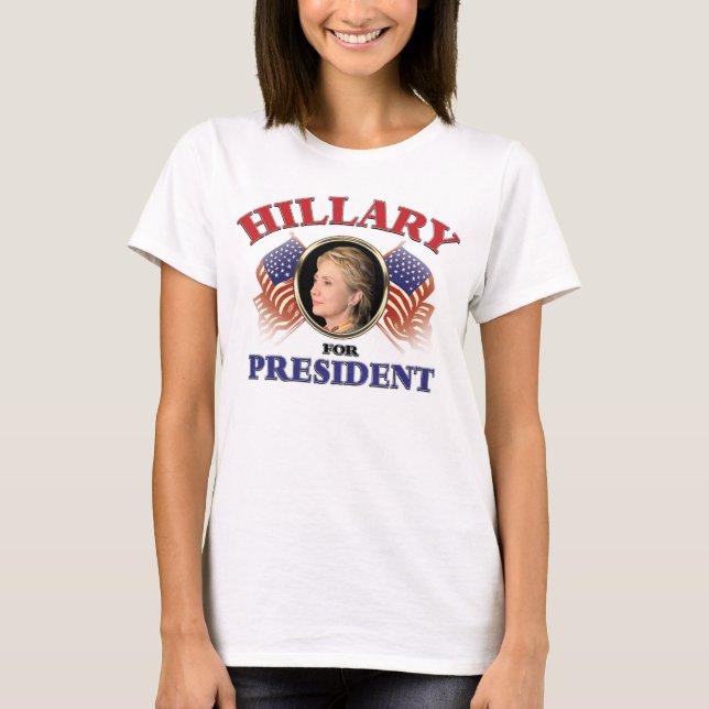 Hillary Clinton För President 2016 Tröja (Framsida)
