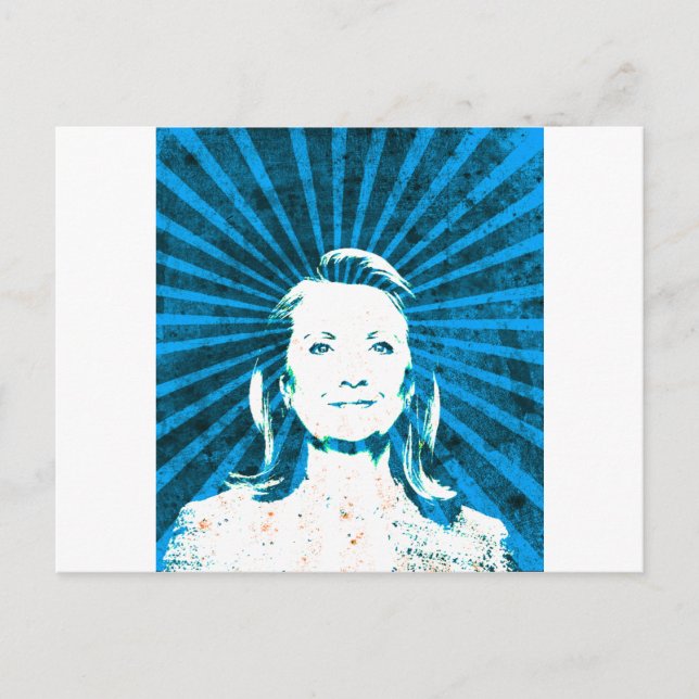 Hillary Clinton för president 2016 Vykort (Framsida)