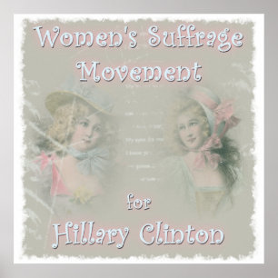 Hillary Clinton för president Poster